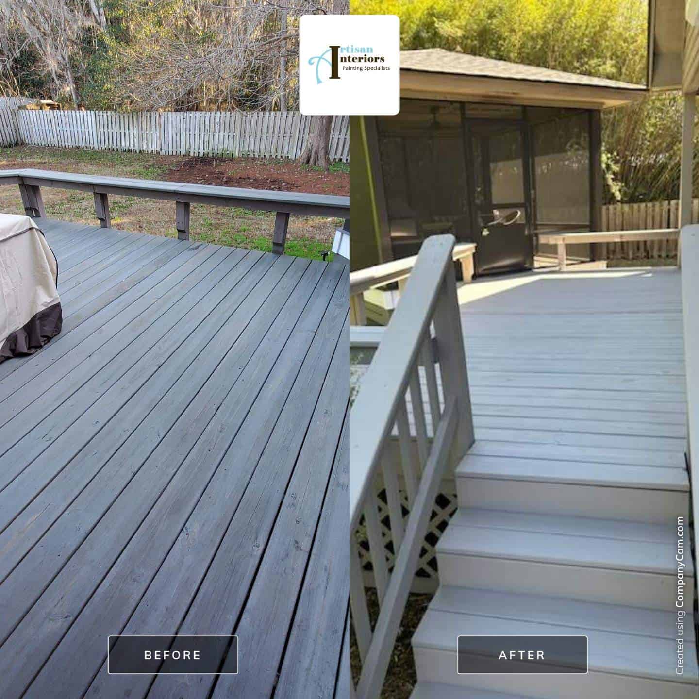 fence and deck painting services